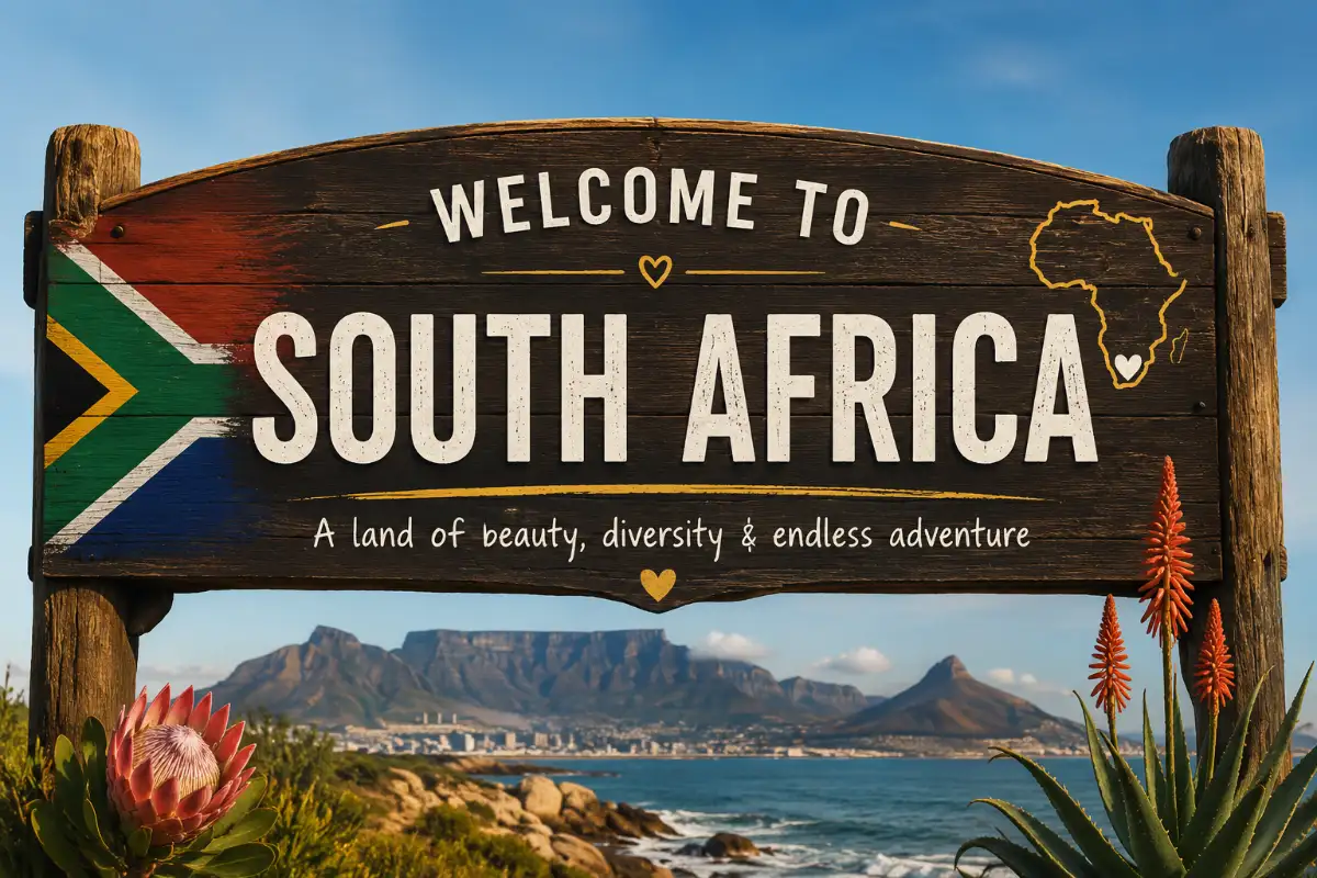 welcome to south africa