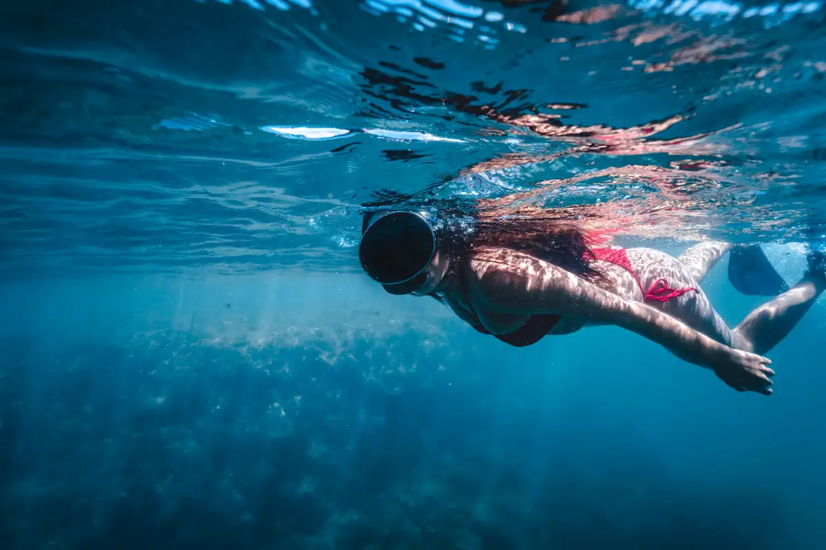 Snorkelling at Manda Toto Island, lamu kenya
